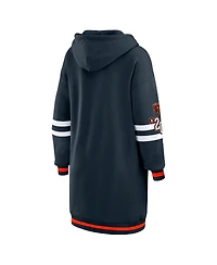 Wear by Erin Andrews Women's Navy Chicago Bears Hoodie Dress