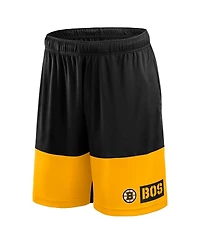 Logo Athletic Men's Black Boston Bruins Best of the Shorts