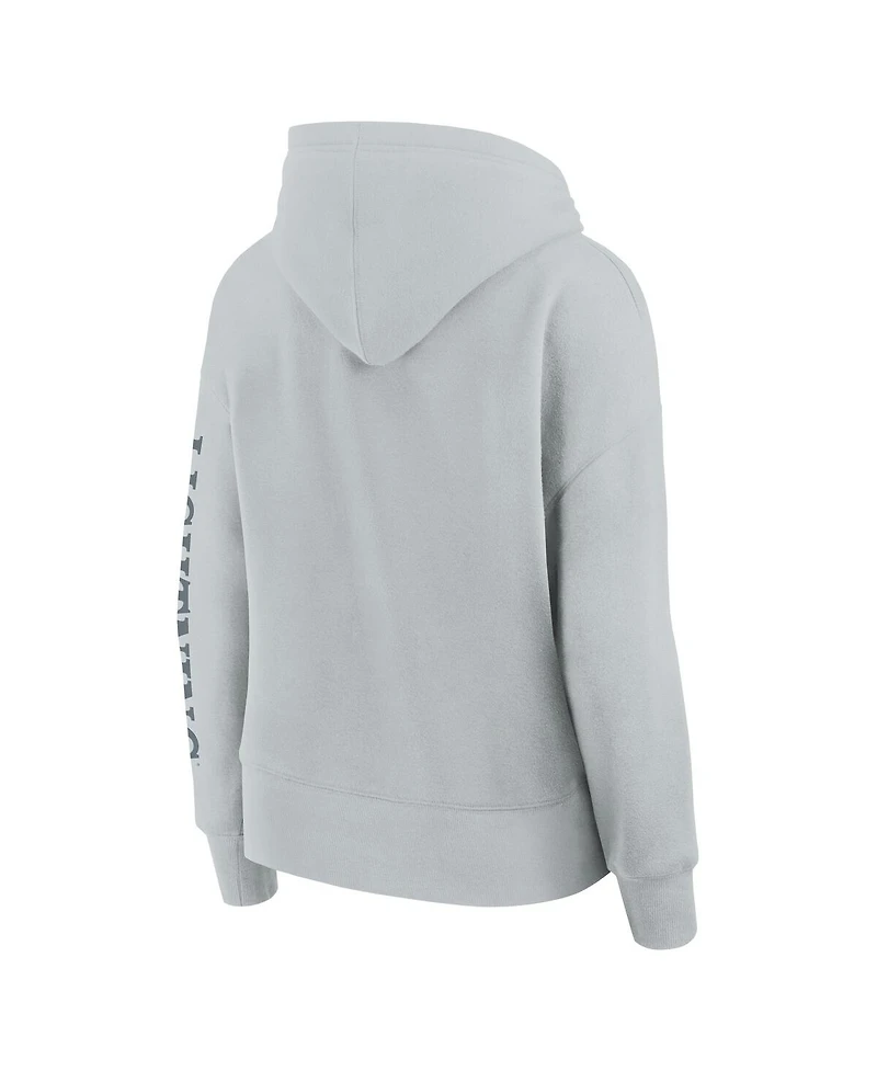 Fanatics Women's Gray Tampa Bay Lightning Elements Next Pullover Hoodie