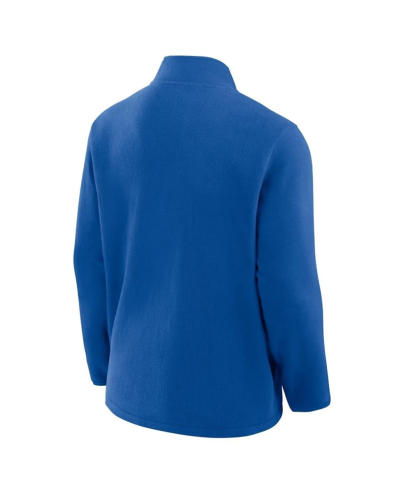 Fanatics Men's Blue New York Rangers Home Ice Fleece Full-Zip Jacket