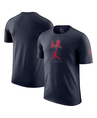 Jordan Men's and Women's Navy La Clippers Essential Cities T-Shirt