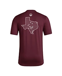 Adidas Men's Maroon Texas A M Aggies Honor Support Pre-Game T-Shirt