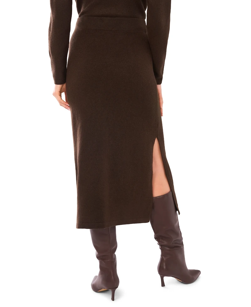 1.state Women's Side Slit Pencil Midi Skirt