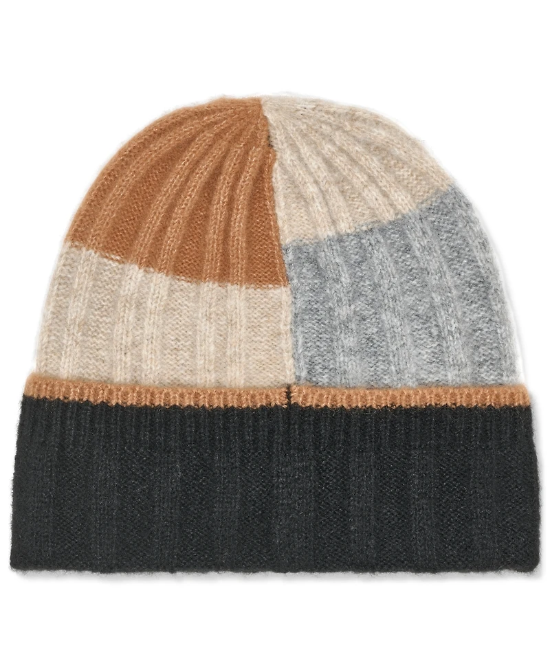 Calvin Klein Patchwork Knit Beanie