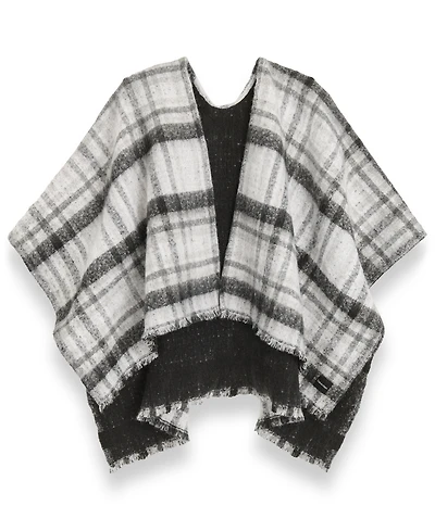 Calvin Klein Double Face Plaid Shawl