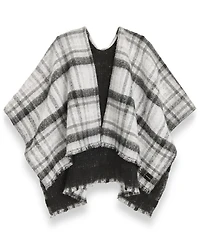Calvin Klein Double Face Plaid Shawl