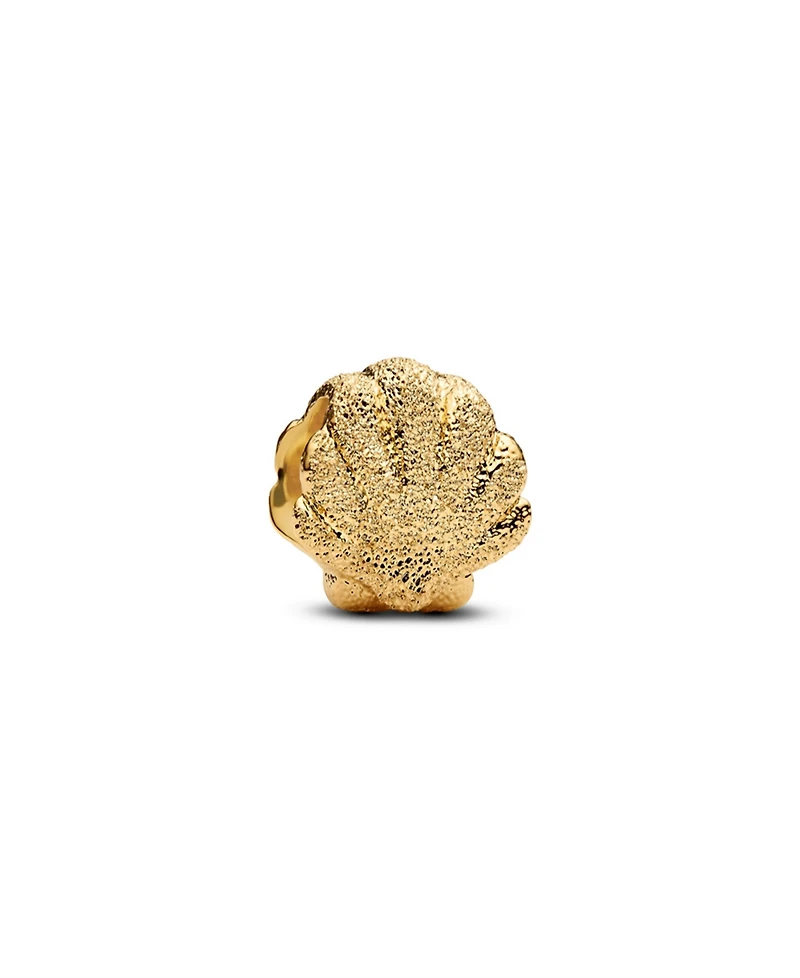 Pandora Gold Textured Shell Mini Charms
