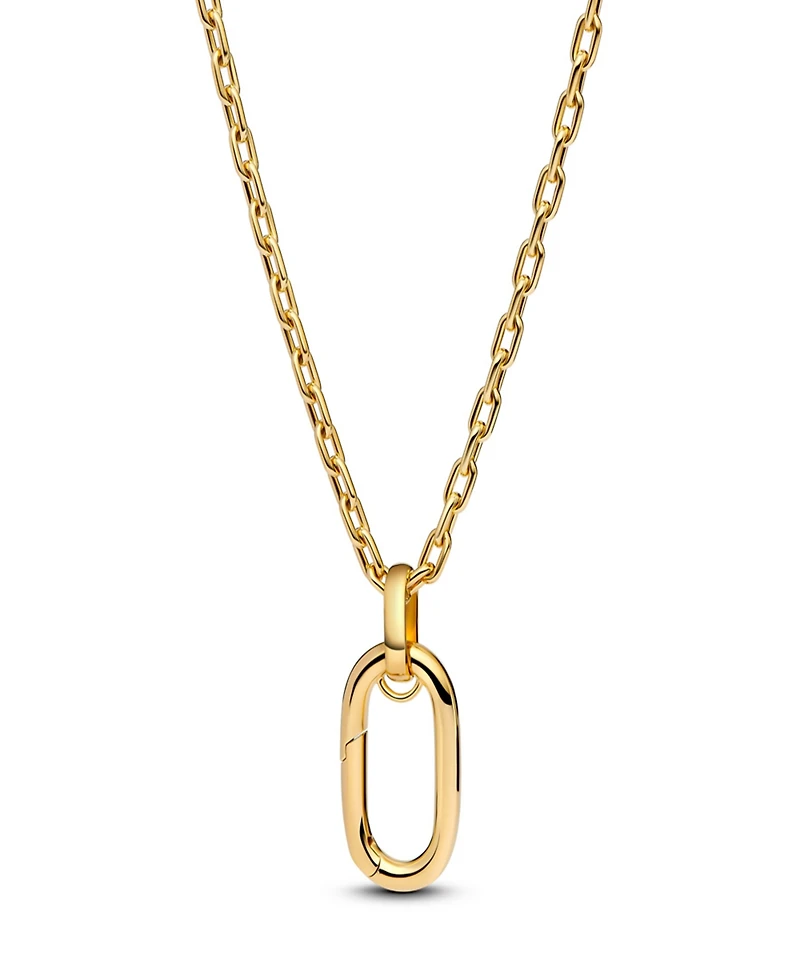 Pandora Gold Tone Openable Large Link Chain Necklace