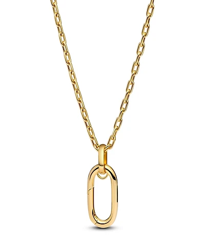 Pandora Gold Tone Openable Large Link Chain Necklace