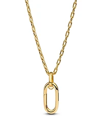 Pandora Gold Tone Openable Large Link Chain Necklace