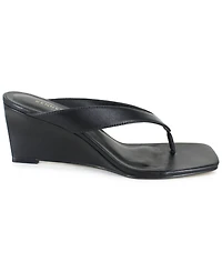Kenneth Cole New York Women's Susannah Dress Wedge Thong Sandals