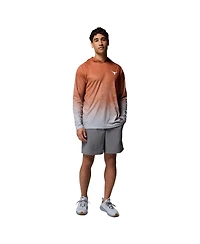 Columbia Men's Burnt Orange Texas Longhorns Pfg Gradient Water Super Terminal Tackle Hoodie Omni-Wick T-Shirt