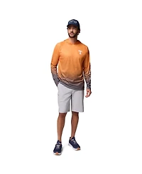 Columbia Men's Tennessee Orange Volunteers Pfg Gradient Water Super Terminal Tackle Hoodie Omni-Wick T-Shirt