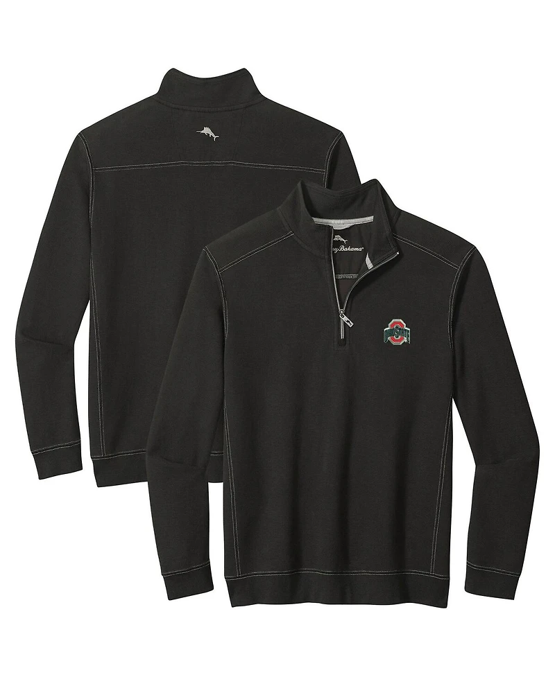 Tommy Bahama Men's Ohio State Buckeyes Montego Bay Half-Zip Jacket