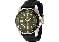 Invicta Men's 48217 Pro Diver Quartz 3 Hand Military Green Dial Watch