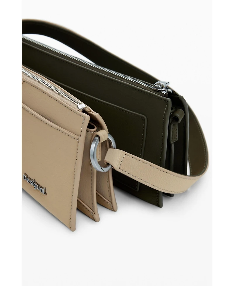 Desigual Women's Small two-tone convertible bag