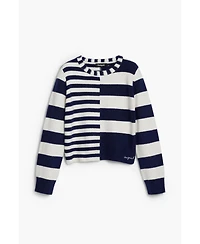 Desigual Women's Combined striped sweater