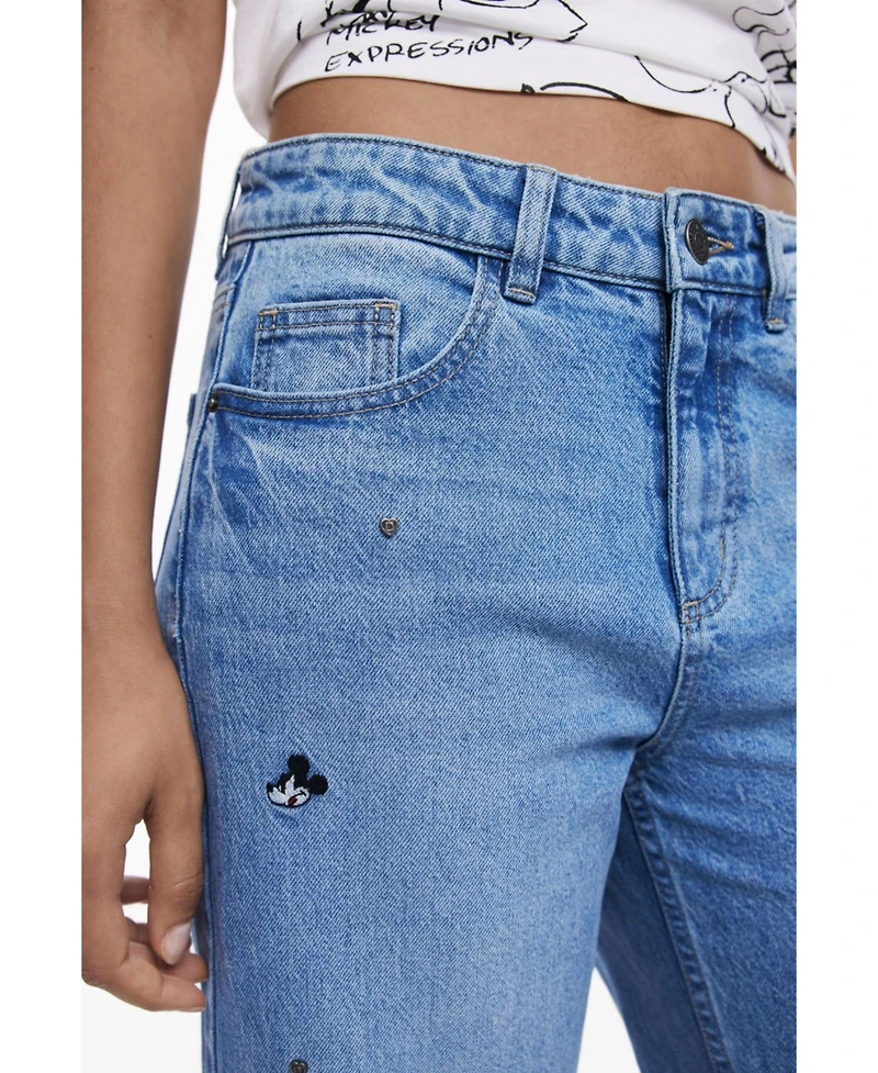 Desigual Women's Mickey culotte jeans