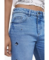 Desigual Women's Mickey culotte jeans