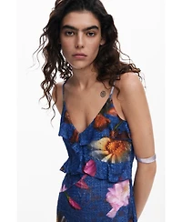 Desigual Women's Floral midi dress