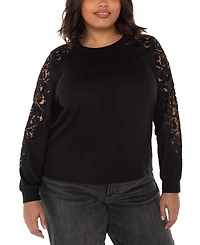 Liverpool Los Angeles Women's Lace Detail Top