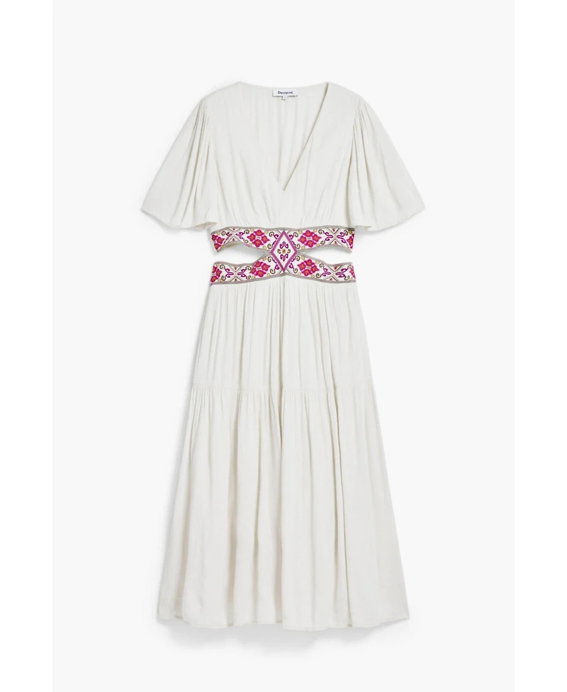 Desigual Women's Embroidered cut-out dress