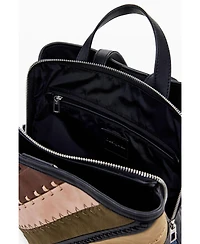 Desigual Women's Medium faux leather effect backpack with stitching