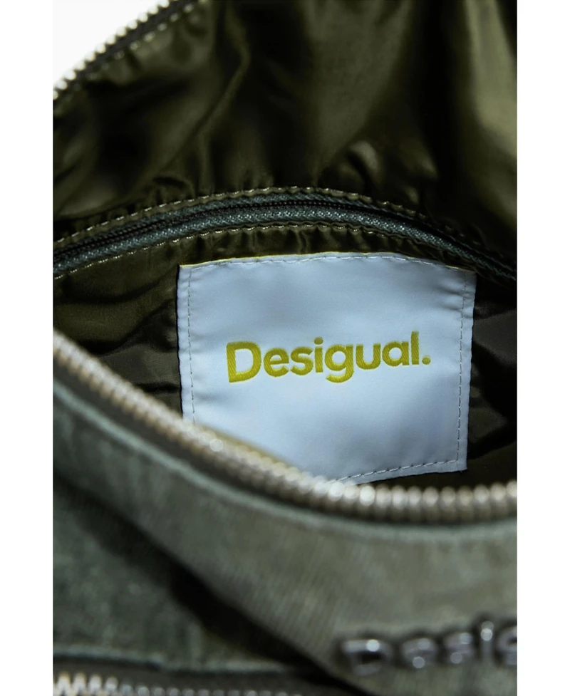 Desigual Women's Medium combined denim bag