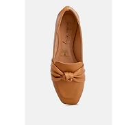 Denali Recycled Faux Leather Flat Loafers Women
