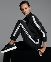 Karl Lagerfeld Paris Women's Logo Tape Jogger