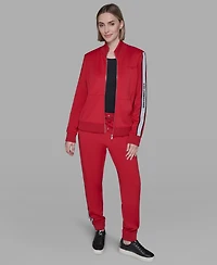 Karl Lagerfeld Paris Women's Logo Tape Jogger