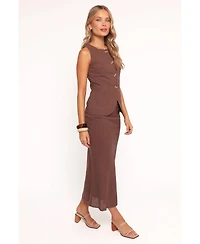 Petal and Pup Women's Peter Two Piece Set - Chocolate Brown L