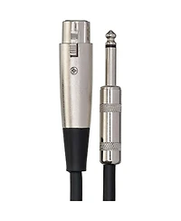 Hosa Technology Microphone Cable, Hosa XLR3F to 1/4" Ts, 10'