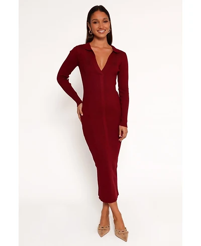 Petal and Pup Women's Collins Long Sleeve Midi Dress
