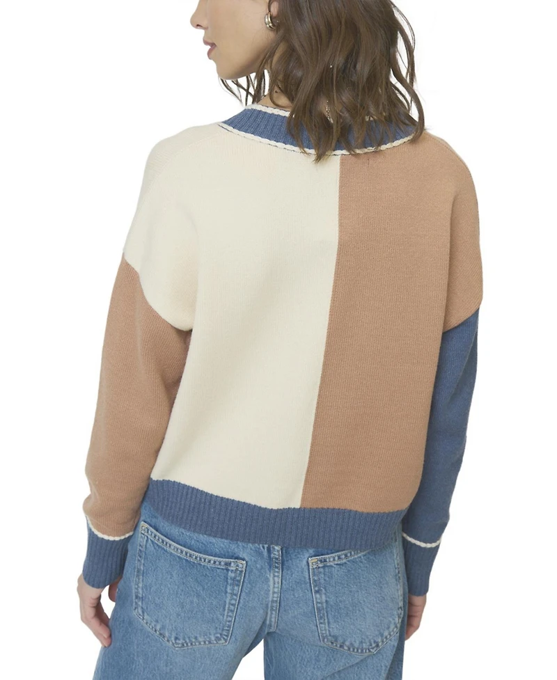 Central Park West Women's Myra Colorblocked Vneck