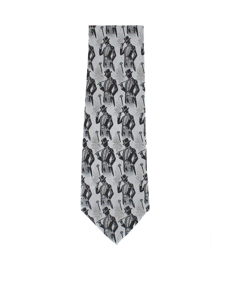 Trafalgar Ambrose Dapper Night Silk Novelty Necktie