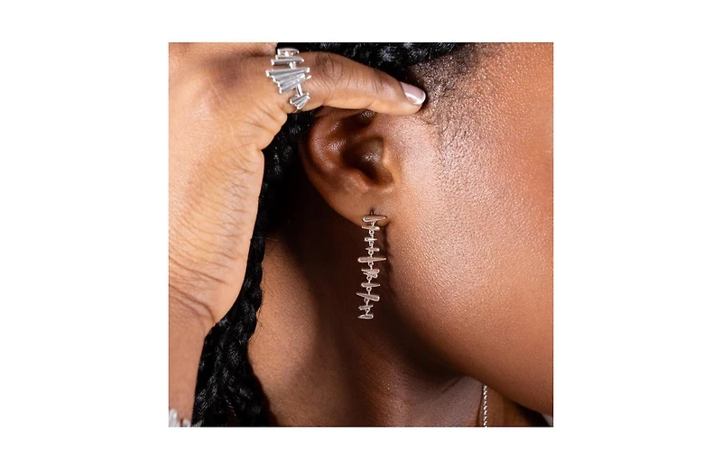 Lucy Quartermaine Shard Drop Earrings