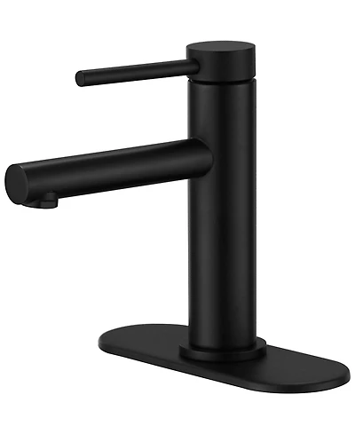 Greenspring Single Hole Single-Handle Bathroom Faucet in Matte Black