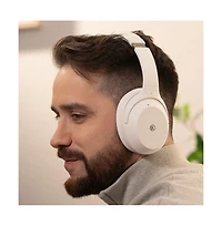 RadioShack Bluetooth 5.4 Active Noise Cancelling Foldable Wireless Headphones With Extended Playtime 3304400 White