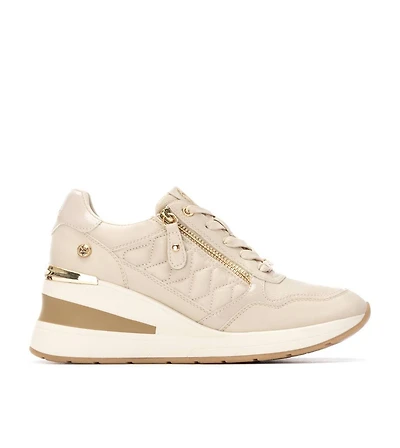 Women's Wedge Lace-Up Sneakers By Xti