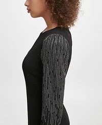 Calvin Klein Petite Bling Sleeve Sheath Dress