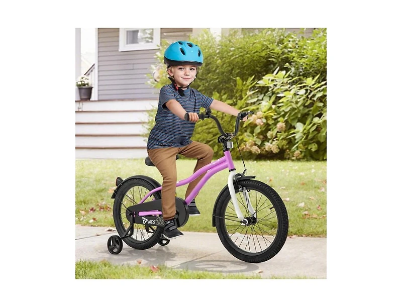 18-Inch Kids Training Bike with Dual Brakes