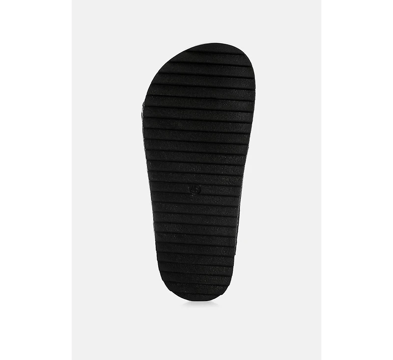 London Rag Merton Studded Flatform Slip Ons Women