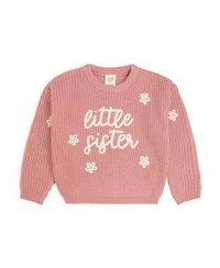 Sweet Wink Little Girls Sister Knit Sweater