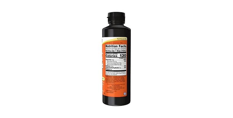Now Foods Flax Seed Oil, 12 Oz
