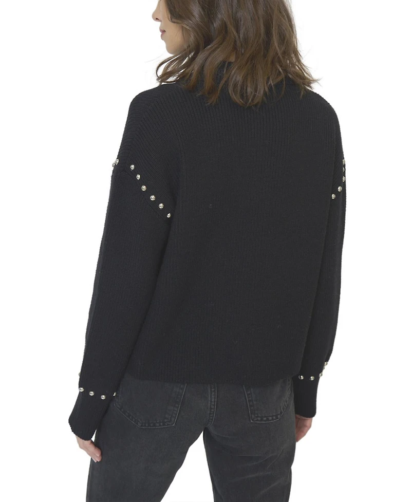 Central Park West Women's Jay Studded Sweater Jacket