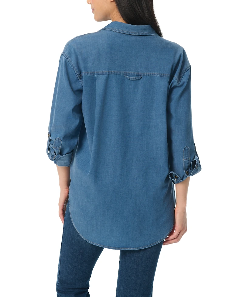 Gloria Vanderbilt Women's Petite Amanda Long Sleeve Shirt