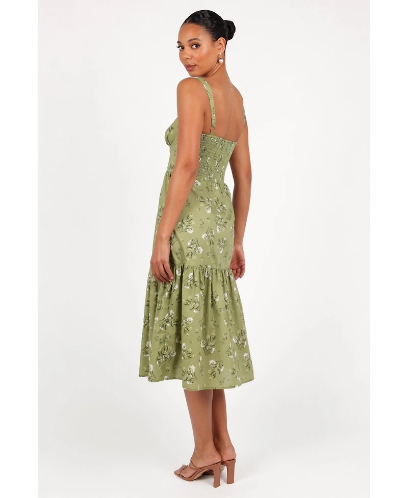 Petal and Pup Women's Paisley Midi Dress