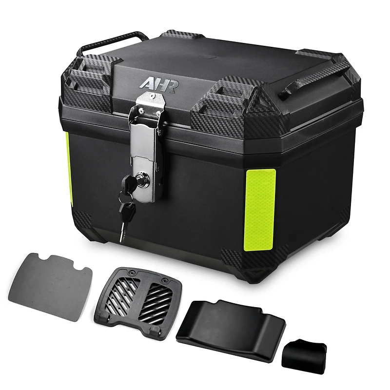 Yescom Ahr 36L Universal Motorcycle Tour Tail Box Scooter Trunk Storage Security Lock