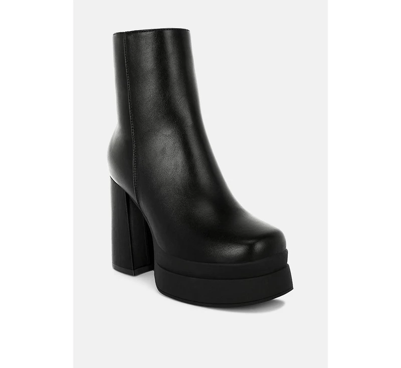 London Rag Baltese Zip-Up Chunky Boots Women